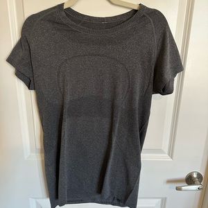 Dark Grey Lululemon Swiftly Tech Short Sleeve